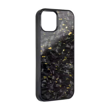 Yellow Forged Carbon iPhone case 12-16