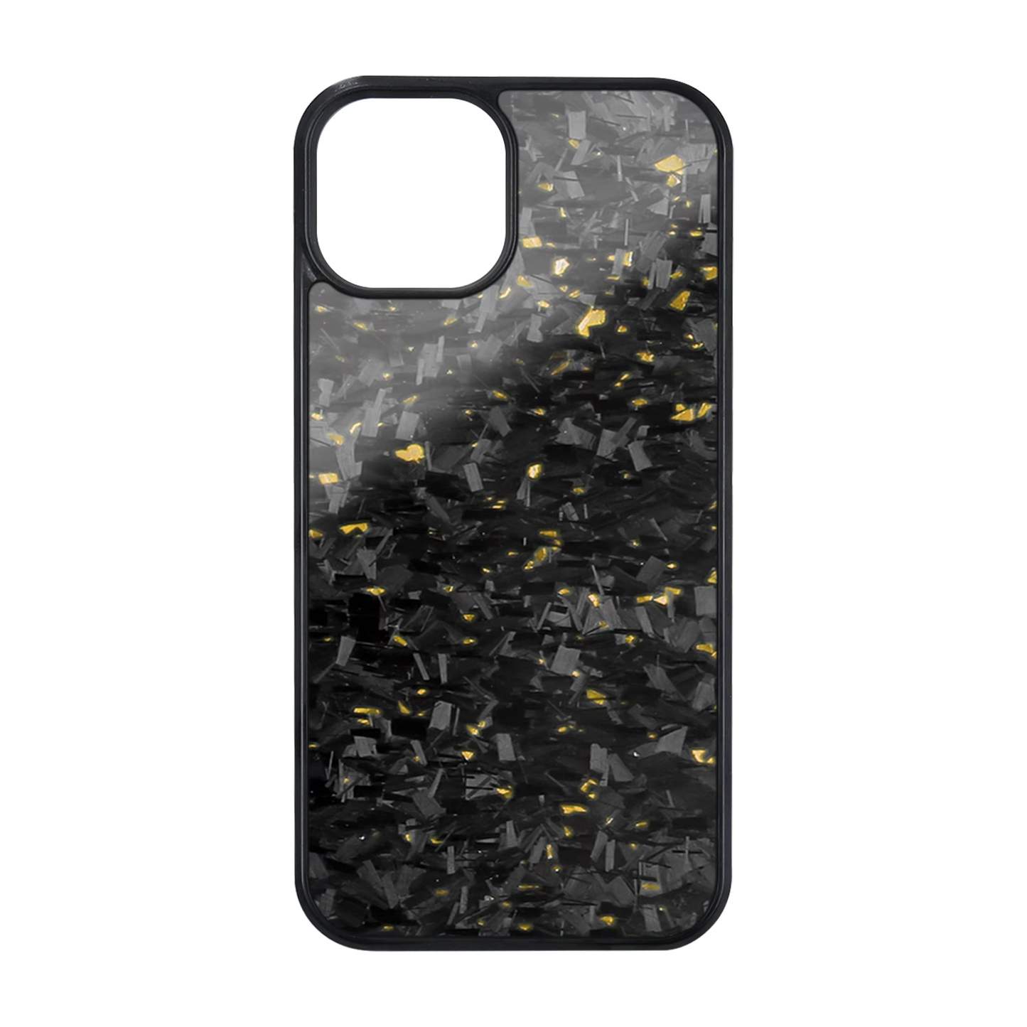 Yellow Forged Carbon iPhone case 12-16