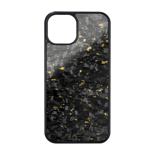 Yellow Forged Carbon iPhone case 12-16